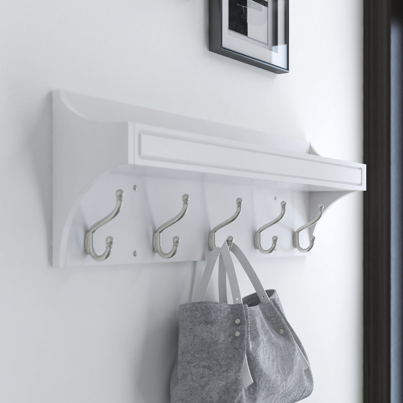 Canora Grey Sheetz Wall Mounted Coat Rack & Reviews Wayfair